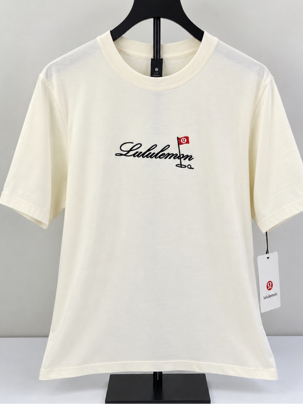 NWT Lululemon Men’s Graphic T-Shirt Cream Ivory Size Large XL Classic Fit